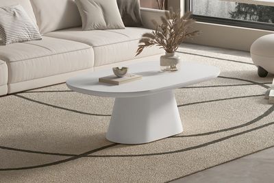 Coffee table : Vira 120x70cm (Cement Ecru)