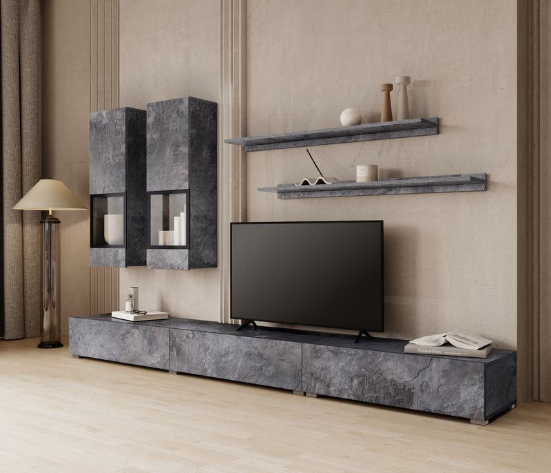 TV set : Baros (Grey slate &amp; black)