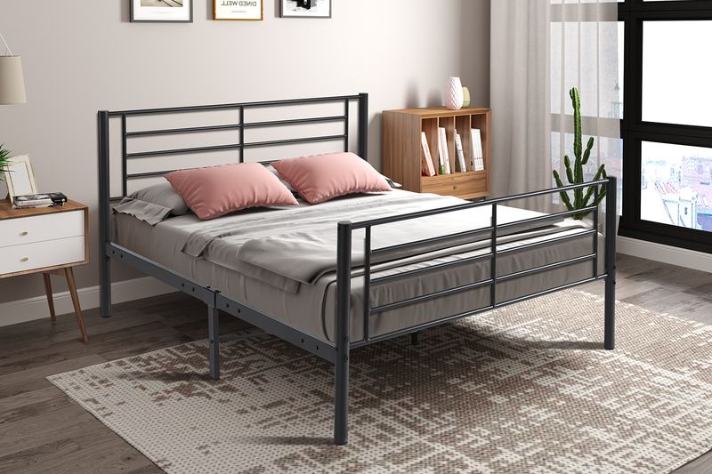 Sam (160x200cm) with metal slatted base