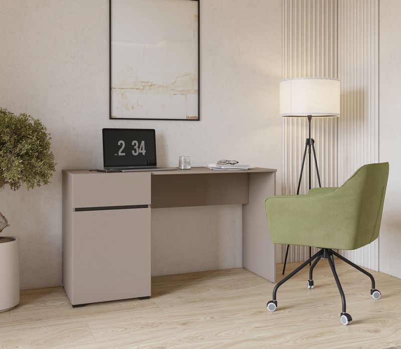 Crossy bureau tafel (Taupe congo)