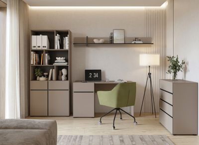 Crossy office table (Taupe congo)