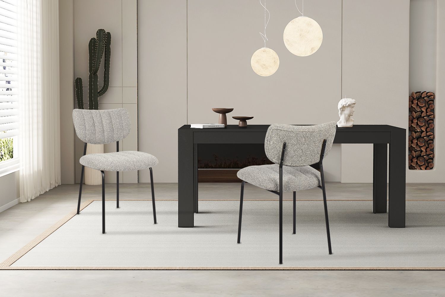 Tura : light grey (Fabric OTE Lisa)