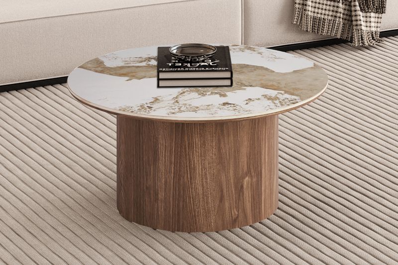 Andorra : Coffee table, round Ø 80cm