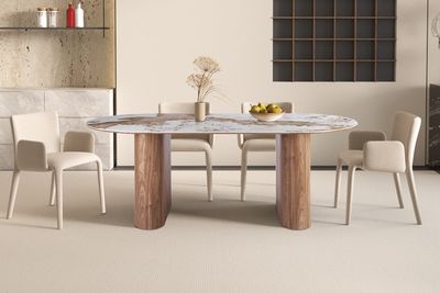 Andorra : dining table, oval 210cm