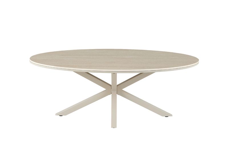 Noa : Table basse ovale 130x70 cm (Pierre)