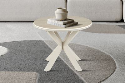 Noa: Round coffee table 60cm (Stone)