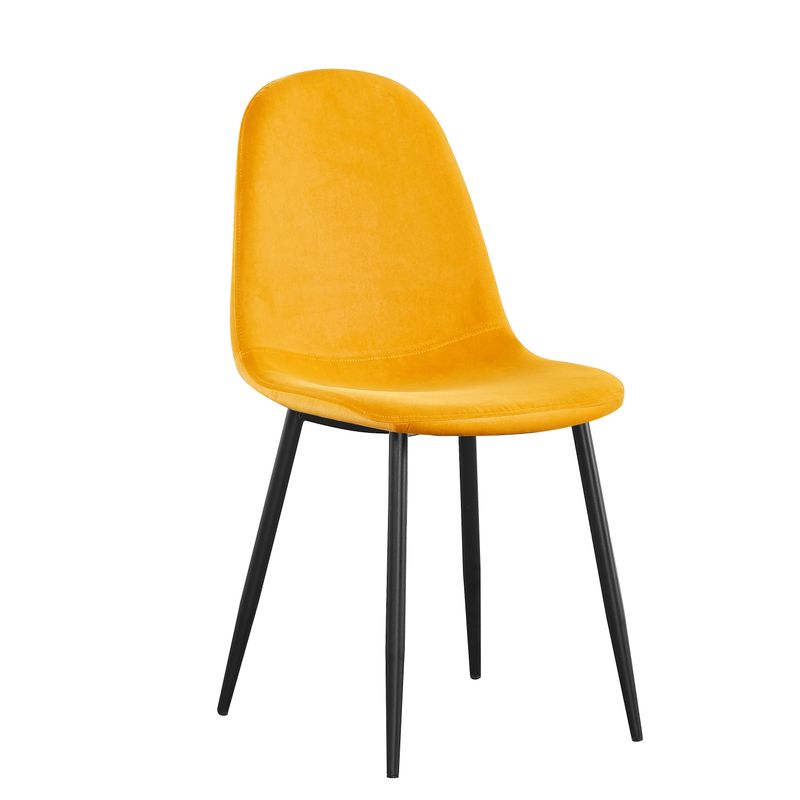 Beyi (Tissu Velours Jaune)