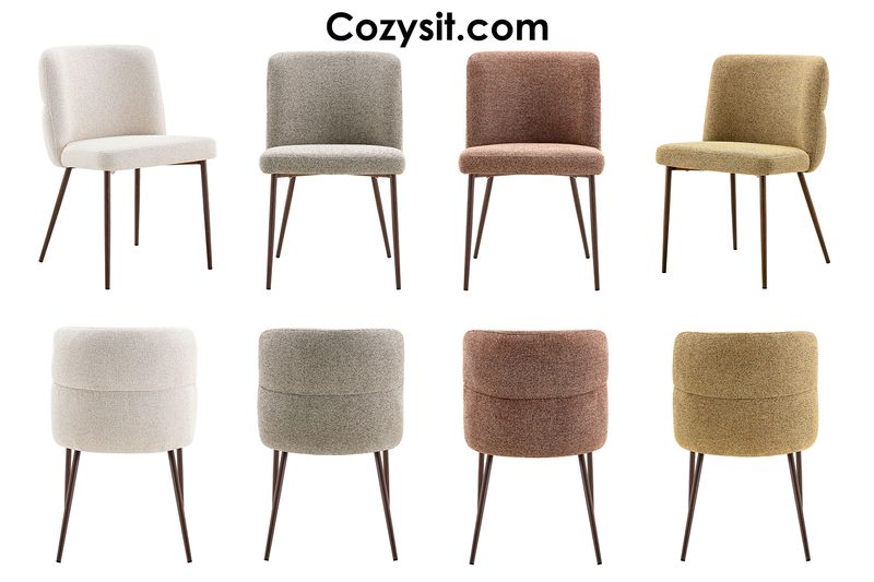 Lix : pieds en Noyer (4 coulers en tissu)