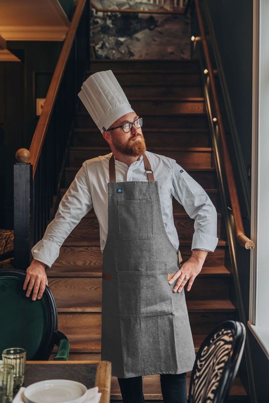 Michigan Grey Apron