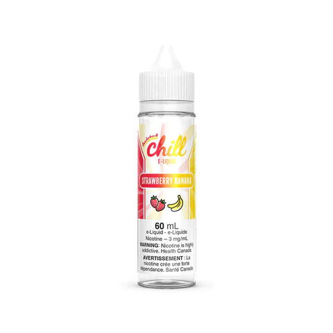 Strawberry Banana by Chill Twisted, Nicotine: 0mg (Discontinued), Size: 60ml