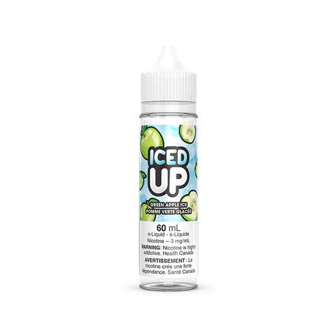 Green Apple Ice by Iced UP, Size: 60ml, Nicotine: 3mg
