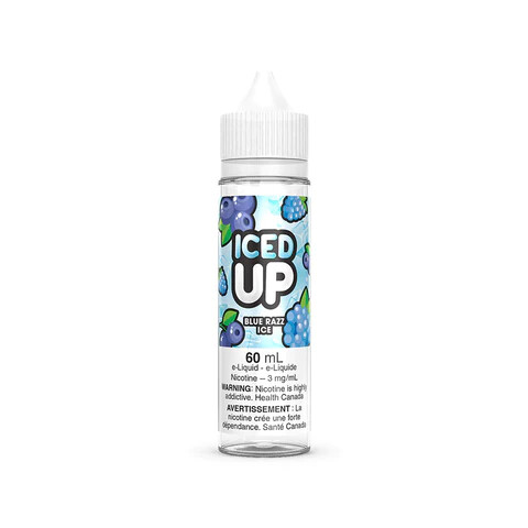 Blue Razz Ice by Iced UP, Size: 60ml, Nicotine: 12mg (Discontinued)