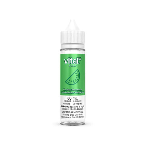 Blue Razz Watermelon by Vital 60 Salt, Nicotine: 12mg (Discontinued), Size: 60ml