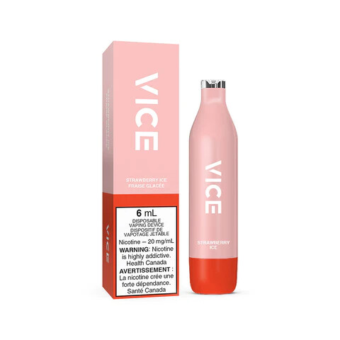 Strawberry Ice - VICE 2500 Disposable, Nicotine: 20mg