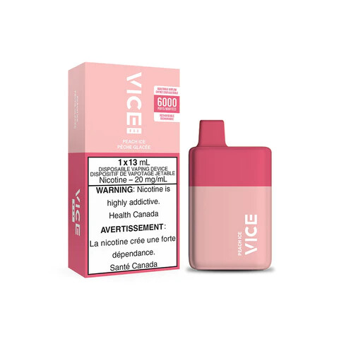 Peach Ice - Vice Box Disposable, Nicotine: 20mg