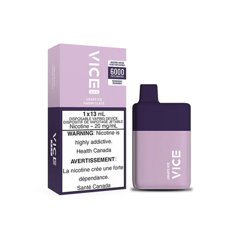 Grape Ice - Vice Box Disposable, Nicotine: 20mg