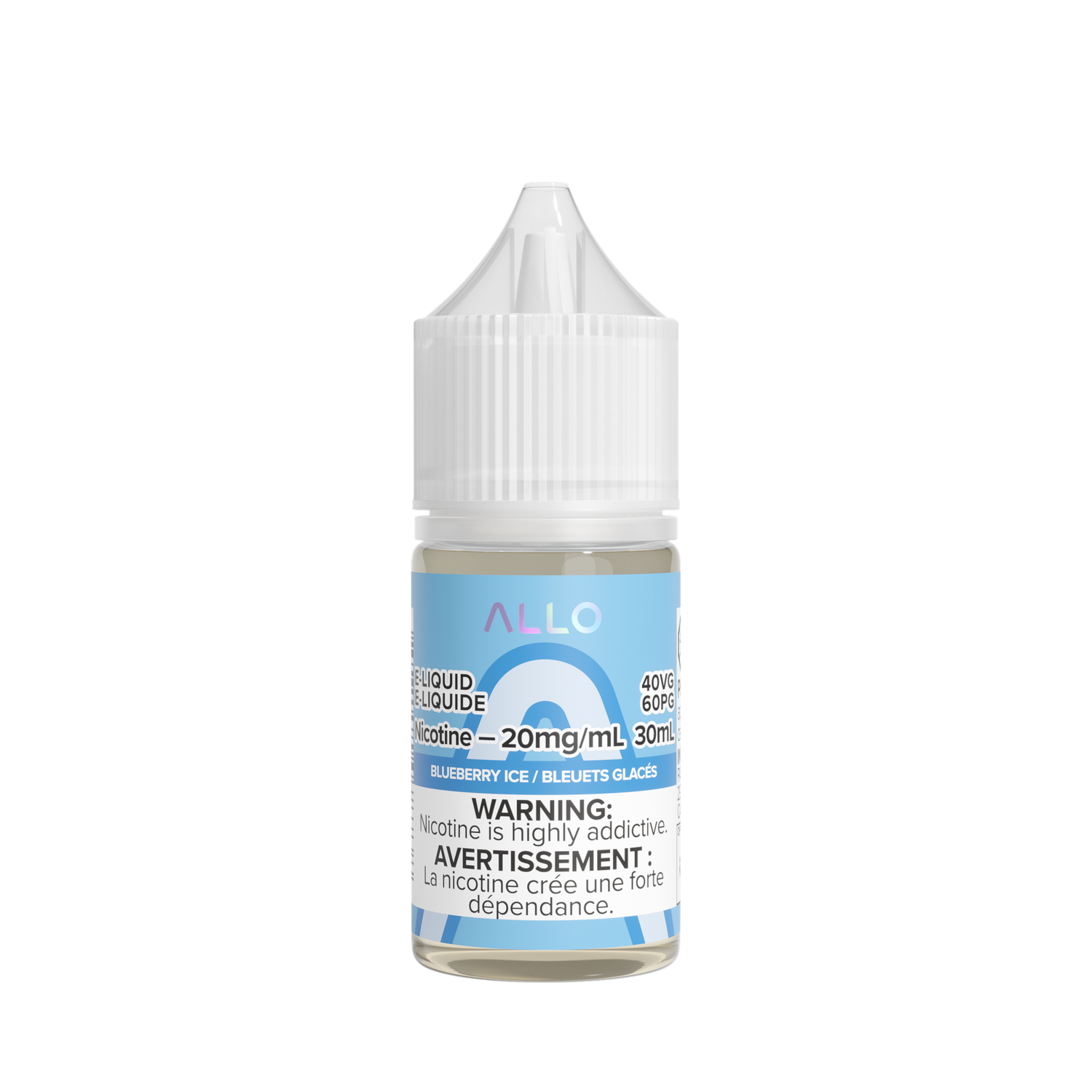 Blueberry Ice by Allo Salts, Size: 30ml, Nicotine: 20mg