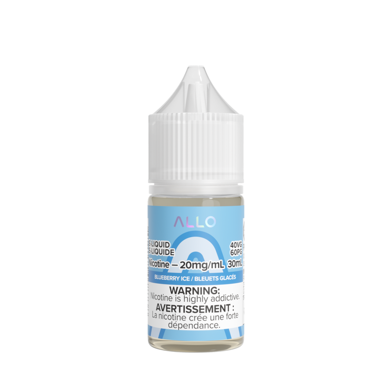 Blueberry Ice by Allo Salts, Size: 30ml, Nicotine: 20mg