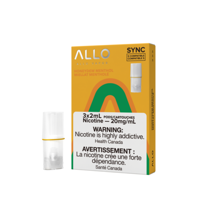 Honeydew Menthol Allo Sync Pods (S-Compatible)