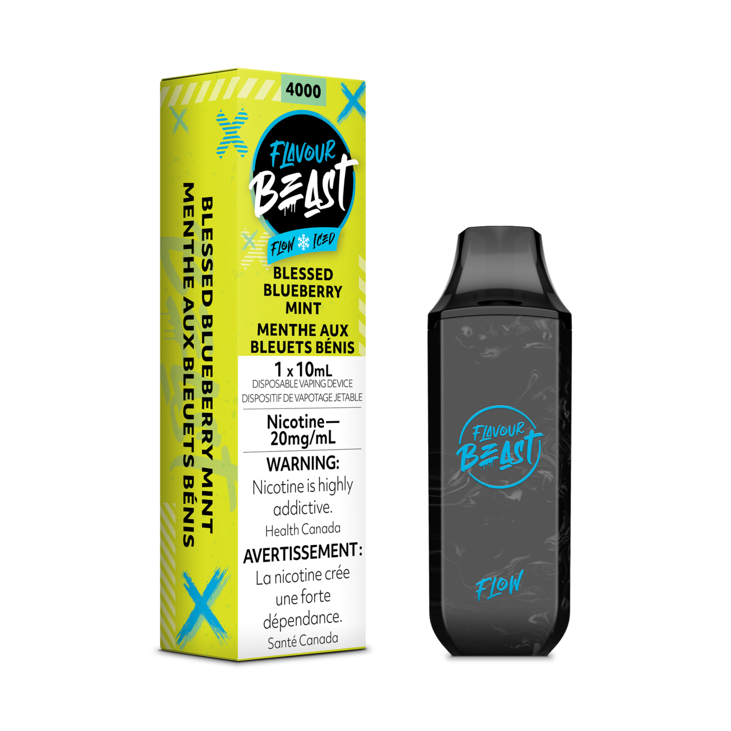 Blessed Blueberry Mint Iced - Flavour Beast Flow Disposable