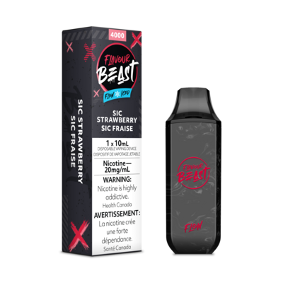 Sic Strawberry Iced - Flavour Beast Flow Disposable