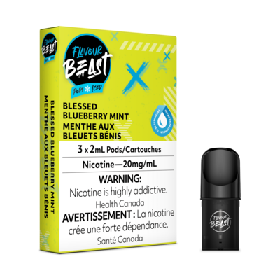 Blessed Blueberry Mint Iced - Flavour Beast Pods (S-Compatible)