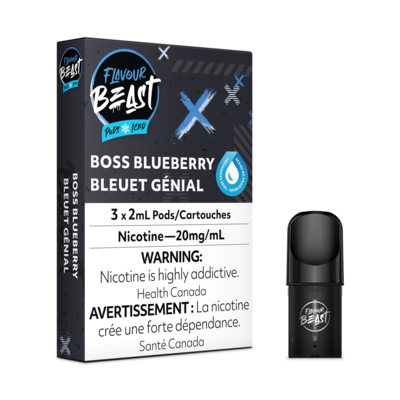 Boss Blueberry Iced - Flavour Beast Pods (S-Compatible)