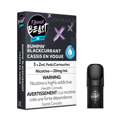 Bumpin' Blackcurrant Iced - Flavour Beast Pods (S-Compatible)