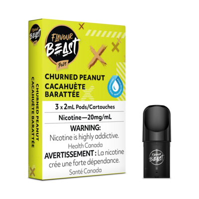 Churned Peanut - Flavour Beast Pods (S-Compatible)