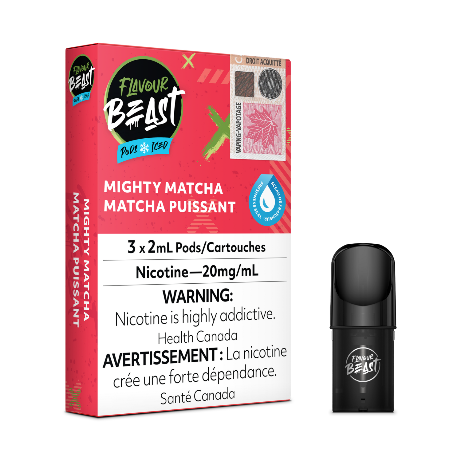 Mighty Matcha Iced - Flavour Beast Pods (S-Compatible)