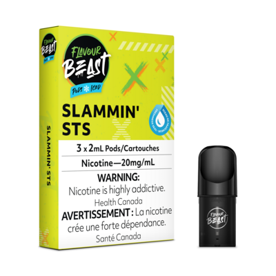 Slammin' STS (Sour Snap Iced) - Flavour Beast Pods (S-Compatible)