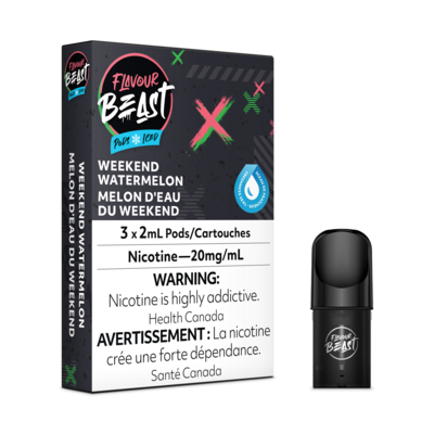 Weekend Watermelon Iced - Flavour Beast Pods (S-Compatible)