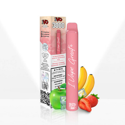 Strawberry Apple Banana Ice - IVG Disposable