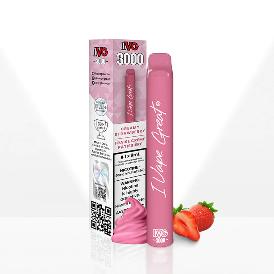 Creamy Strawberry - IVG Disposable