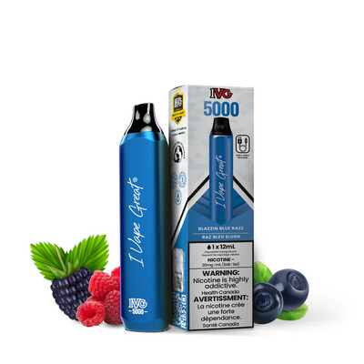 Blazin' Blue Razz - IVG Bar Max Disposable