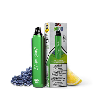 Grape Lemon - IVG Bar Max Disposable