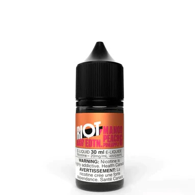 Mango Peach Pineapple by Riot Bar Salt, Size: 30ml, Nicotine: 10mg