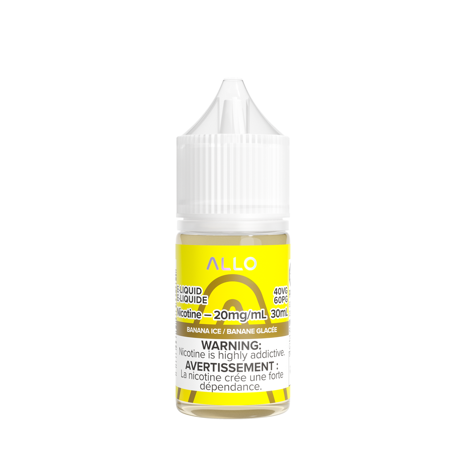 Banana Ice by Allo Salts, Size: 30ml, Nicotine: 20mg