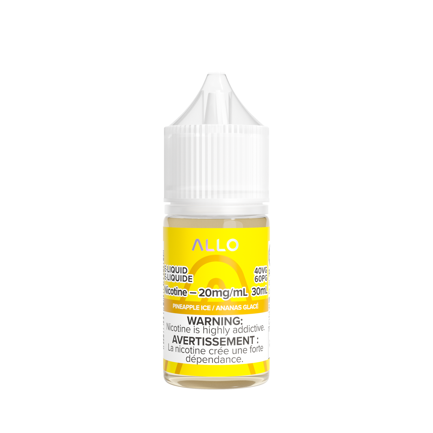 Pineapple Ice by Allo Salts, Size: 30ml, Nicotone: 20mg