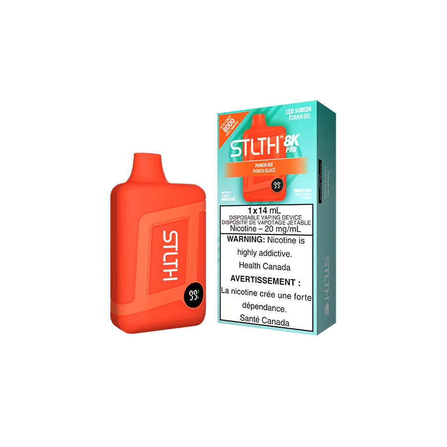 Punch Ice - STLTH 8K Pro Disposable, Nicotine: 20mg