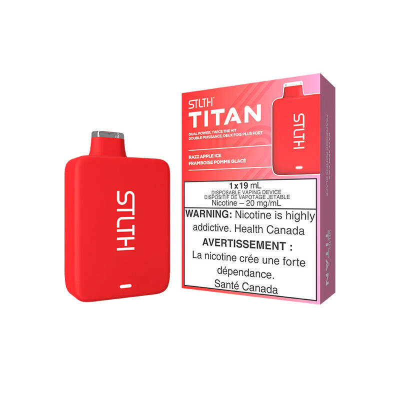 Razz Apple Ice - STLTH Titan Disposable, Nicotine: 20mg