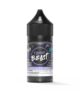 Super Sour Blueberry Iced by Flavour Beast Salt