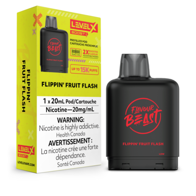 Flippin Fruit Flash Flavour Beast Level X Boost Pods