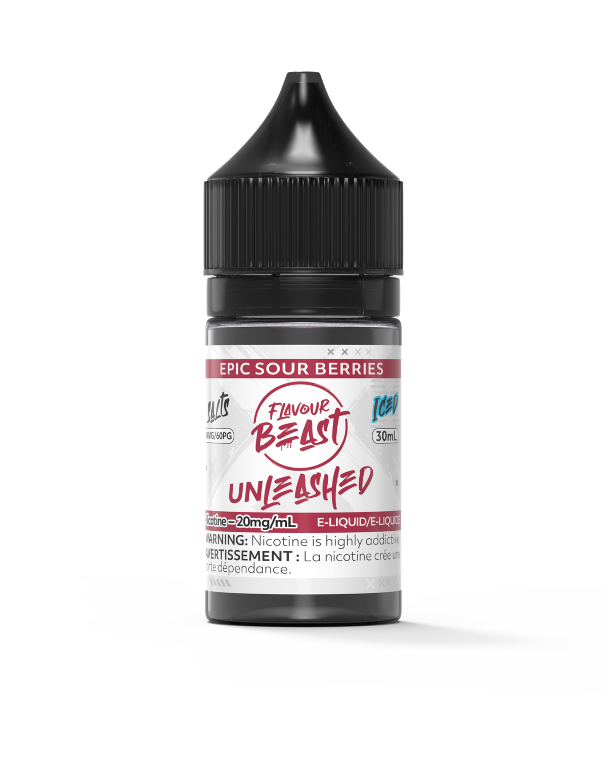 Epic Sour Berries by Flavour Beast Unleashed Salt, Size: 30ml, Nicotine: 20mg