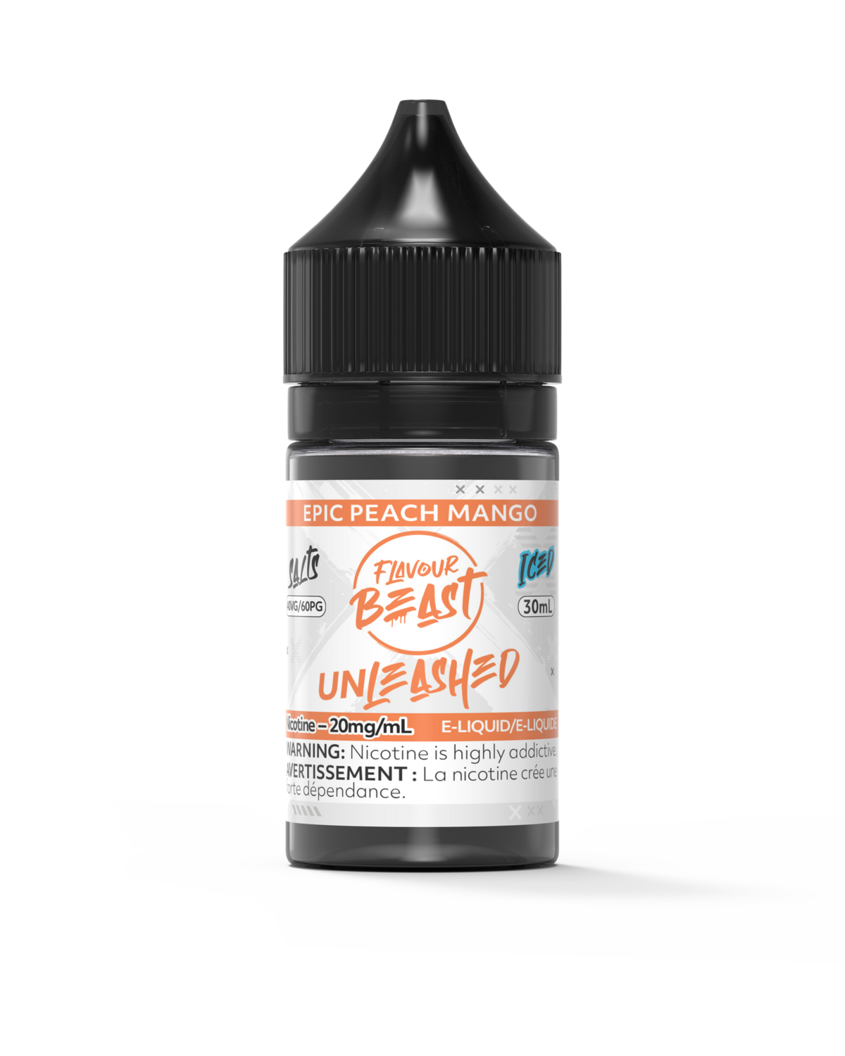 Epic Peach Mango by Flavour Beast Unleashed Salt, Size: 30ml, Nicotine: 20mg