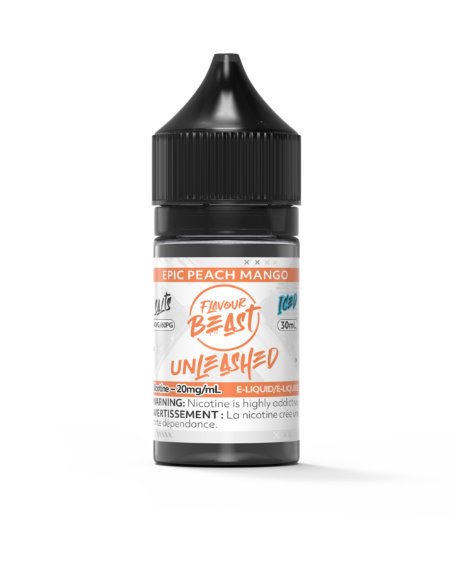 Epic Peach Mango by Flavour Beast Unleashed Salt, Size: 30ml, Nicotine: 20mg