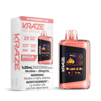 Strawberry Ice - Kraze HD Mega 20K Disposable