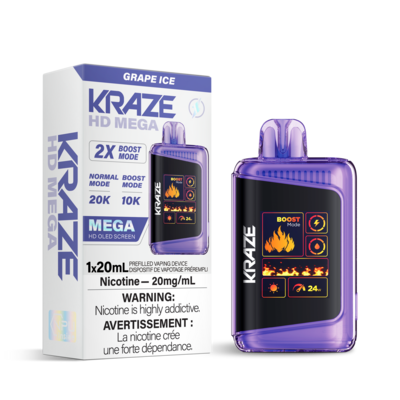 Grape Ice - Kraze HD Mega 20K Disposable