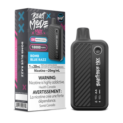 Bomb Blue Razz - Flavour Beast Beast Mode Max, Nicotine: 20mg