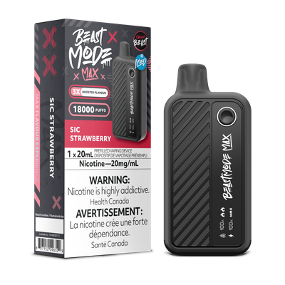 Sic Strawberry Iced - Flavour Beast Beast Mode Max